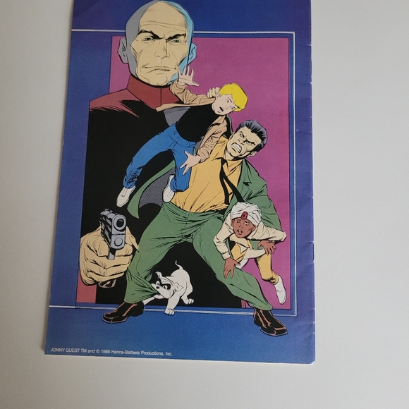 Jonhy  quest 1986 comic book - Picture 5 of 6